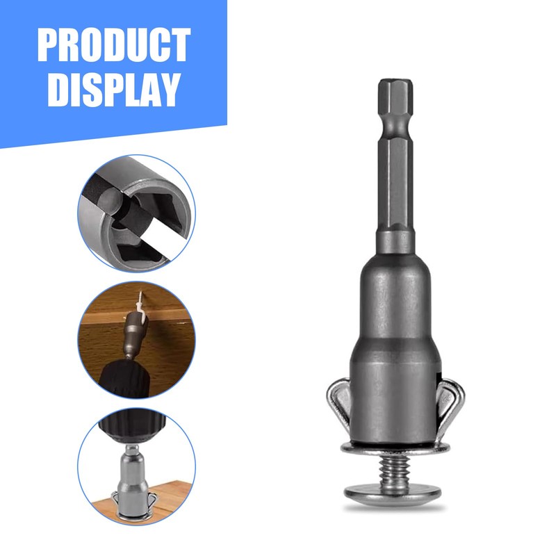 yorpyep Wing Nut Driver, Slotted Hexagonal Handle 65 mm Electric