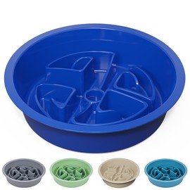 AVERYDAY Slow Feeder Dog Bowls for Large Breeds Fits Raised Feeding Station, Puzzle Dog Food Bowls to Slow Down Eating, Dogs Feeding Bowl with Non-Slip, Slows Feeder Pet Bowl for Wet and Dry Food