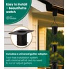 OUT ESSENTIALS Black Rain Chain for Gutters for Heavy Rain