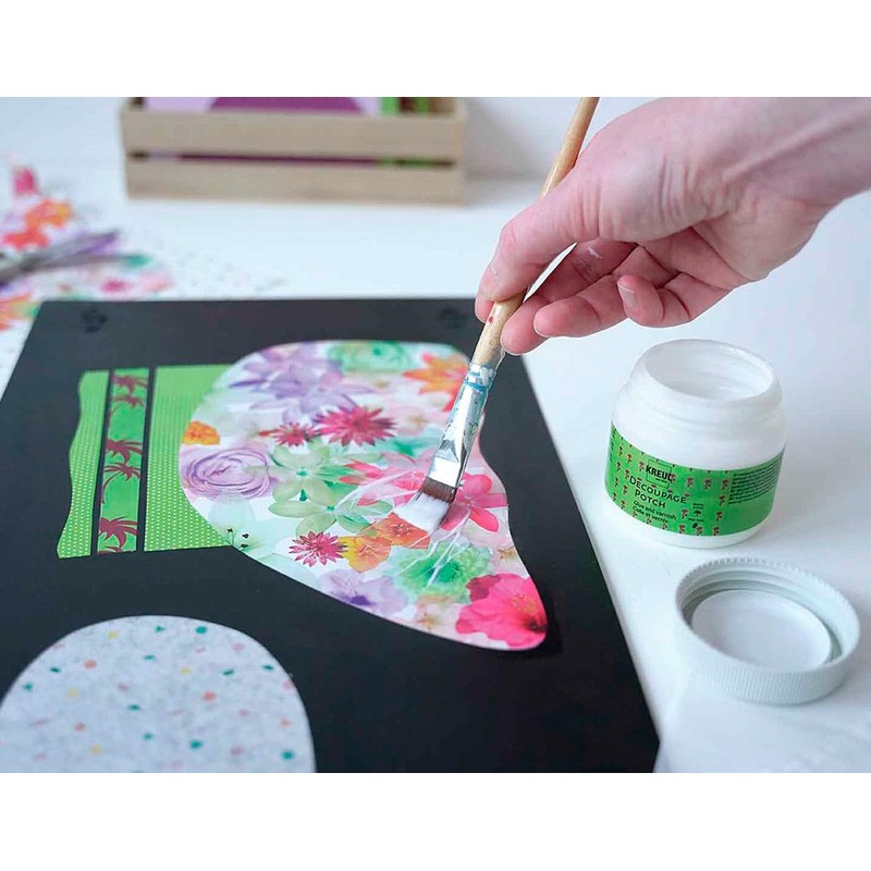 KREUL Art Potch 48251 – Decoupage Glue and Varnish Satin