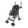 Folding Dog Stroller for Cats and Dogs, Zipper Entry Pet