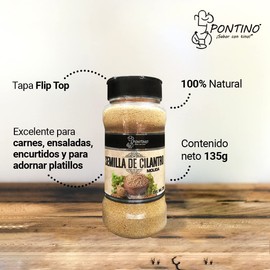 Pontino Semilla de cilantro molida, 220 g