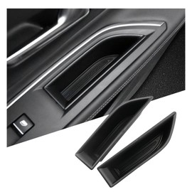 CDEFG Peugeot 3008 5008 GT 2016-2023 Car Door Storage Box (Pack of 2) - Black