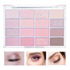 16-Color Nude Eyeshadow Palette for Women - Long-Lasting, Highly Pigmented,