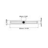 QWORK® Precision Marking Gauge Carbon Steel Parallel Scriber with Laser