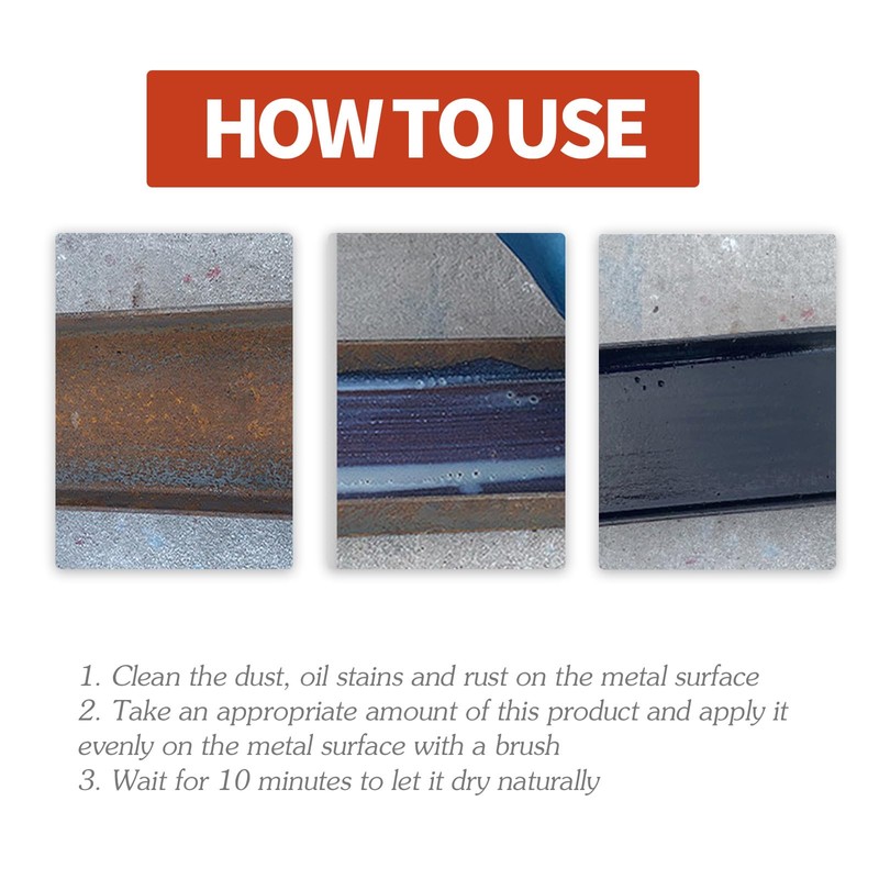 winblot Rust Conversion Agent 300g, Multi-Functional Anti-Rust Paint, Water-Based Metallic
