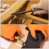 PATIKIL Upholstery Staple Remover, 3Pcs 6" V Curved Construction Staple