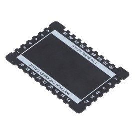 Thickness Card, Comb Design Wet Film Thickness 1-80 Mils Scale Multifunctional Dual Sided Wet Film Thickness Gauge, Precisionmeasuring