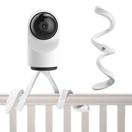 Camera Holder for Baby Monitor Mount Flexible phone Monitors Halterung Stand with 1/4'' Screw Adjustable Flexibility without Drilling for Owlet Cam Babystar Vtech Nanit Motorola ABM720 VB807 Cameras