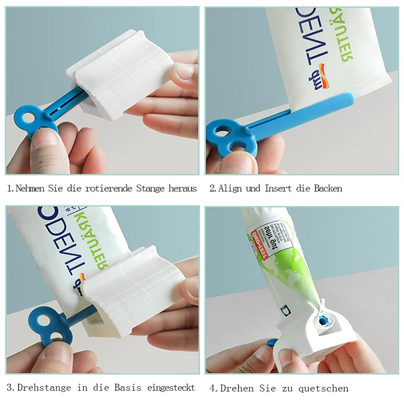 NUWIQ Tube Squeezer, Tube Squeezer for All Tubes, Toothpaste, Hand
