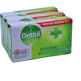 Dettol original antibacterial bar soap 6 x 60g