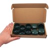SKIR'CO RAL 6005 Fence Post Caps Round 38 mm Green