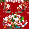 Bbiamsleep 100 Pcs Mini Christmas Figurines Miniature Christmas Figurines