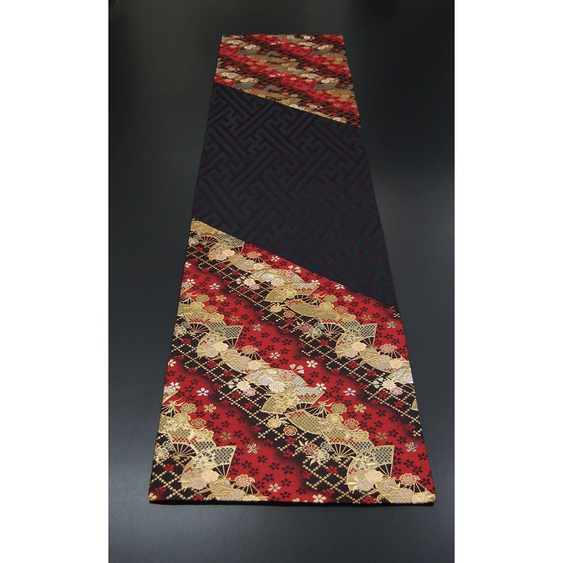 [Packaged] Boxed Japanese Table Center Belt Wind 120 × 30 cm Japanese