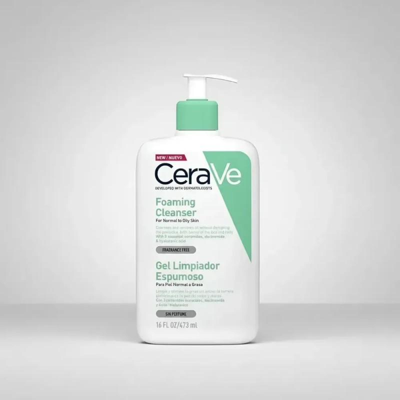 Cerave Limpiador Espumoso Piel Normal A Grasa 473ml