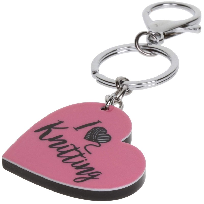 Stands Out, Supplying Outstanding Gifts I Love Knitting Novelty Keyring