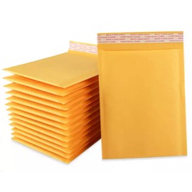 Unbranded Kraft Bubble Mailers Padded Bubble Shipping Envelopes 8'' X 10''-25PCS