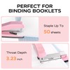 Marsrock Desktop Stapler, Swing-Arm Swivel Stapler, 50 Sheet Capacity, 2000