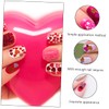 Beavorty Unique Nail Sequins Iridescent Butterfly Heart Shaped Decorative Nail