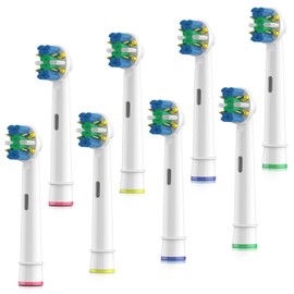 Replacement Toothbrush Heads for Oral B Braun, FDMDAF Professional Electric Toothbrush Heads, Brush Heads Refill Compatible with Oral-B 7000/Pro 1000/9600/ 5000/3000/8000 (8 Packs)