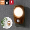エルパ (ELPA) LEDセンサー付ライト木目温白 LEDライト 間接照明 ナイトライト 100V 0.5W 電球色 屋内用