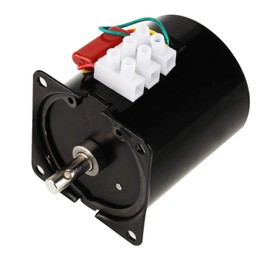 Synchronous Motor 68KTYZ AC 220V 28W Low Speed Permanent Magnet CW/CCW 5/10/15/40/50/60/80RPM High Claw for Rotary Rotisserie (5 Turns)