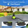 FLUENTPOWER Automatic Pool Cover Pump, 3/4 HP 3300GPH Submersible Water