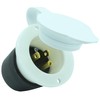 Journeyman-Pro 5278W 15 Amp 120-125 Volt, NEMA 5-15 Flanged Inlet,