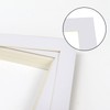 11x14" White Picture Mats for 8.5x11" Pictures with Core Bevel
