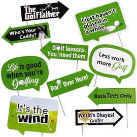 Golf Party Photo Booth Props - Golf Party Decorations