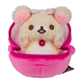 San-X Original Rilakkuma in a Plush - 4.5" Korilakkuma Strawberry