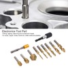 11Pcs Chamfer Drilling Tools Woodworking Ti Coated Step Drill Bits