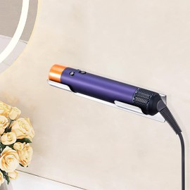 XILIMEN Curling Iron Holder Wall Mounted Hair Straightener Holder Hair Tool Organizer for Curling Wands Accessories Stainless Steels Adhesive Flat Iron Holder for Bathroom Barber Shops Vanity