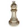 Hanayama Silver Color Chess Piece - Bishop