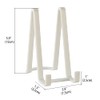 Plate Stands for Display 6 Inch - White Tabletop Easel