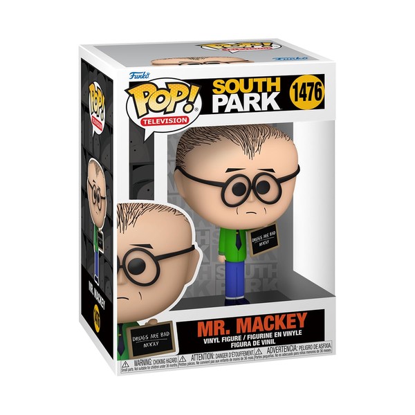 Funko Pop! TV: South Park - Mr. Mackey with Sign- Figurine en Vinyle à Collectionner - Idée de Cadeau - Produits Officiels - Jouets pour Les Enfants et Adultes - Cartoons Fans