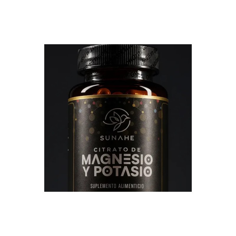 Citrato Magnesio Potasio Cápsulas 850 Suplemento