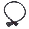 4-Pin PWM Fan Splitter Cable, Nylon Braided Adapter Computer PC