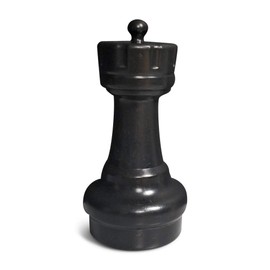 MegaChess Individual Chess Piece - Rook - 8.5 Inches Tall - Black