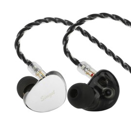 HIFIXAUDIO SIMGOT EG280 in-Ear Monitor, 1DD+1 Planar HiFi Wired Gaming IEM Earphone with Microphone, 1.7m Long Detachable 2-Pin OFC Cable, with USB-C Adapter, for FPS Games Audiophile Musician