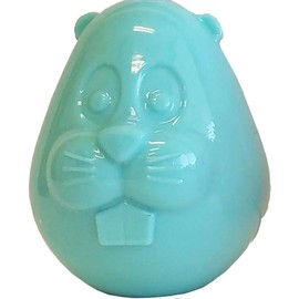 PetSport 4" Mojo Friends Dog Treat Ball Chew Toy - Medium | Vanilla Scented Super Durable TPR Rubber That is Fun to Chew, Chase and Fetch, Designs Will Vary