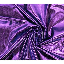 Spandex Fabric Metallic Vivid Violet / 60" Wide/Sold by The Yard
