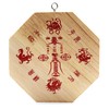 better us Feng Shui Wood Chinese Bagua Mirror 4 Inch
