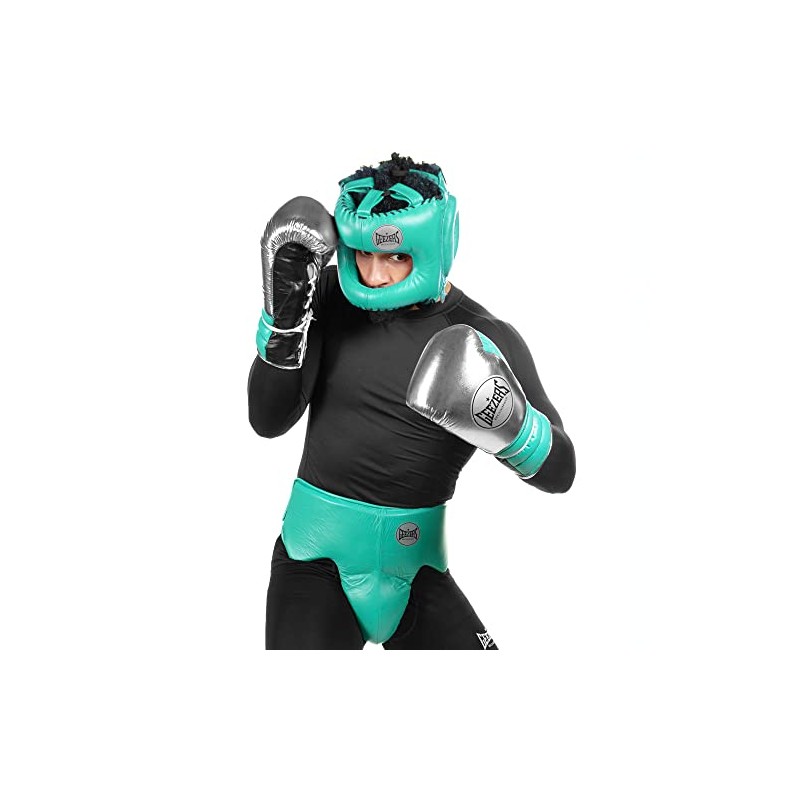 Geezers Elite Pro Bar Faced Headguard (Mint Green)