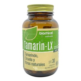 Biomiral Tamarin Lx Colageno Tamarindo Ciruela 30 Cap 455mg