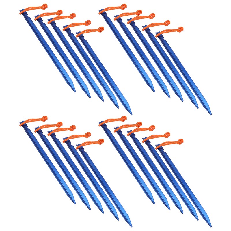 20pcs Tent Stakes V Shape Heavy Duty Tent Peg with