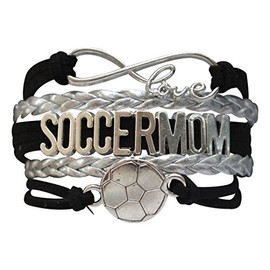 Soccer Mom Charm Infinity Love Bracelet, Soccer Moms Jewelry, Soccer Mom Gifts, Soccer Mom Gifts for Women