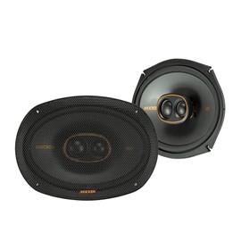 Kicker 47KSC69304 6x9 (160x230mm) 3-Way Speakers With1(25mm) and .75"(20mm) Tweeters, 4ohm