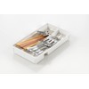 Richell Totono N Cutlery Stand for Drawers, Wide, White