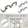 Kowibcl Heavy Duty Curtain Rod Brackets, Fits up to 1